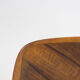 Vintage walnut ‘guitar pick’ coffee table