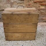 Square wooden box