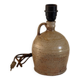 Pied de lampe en grès émaillé – céramique artisanale