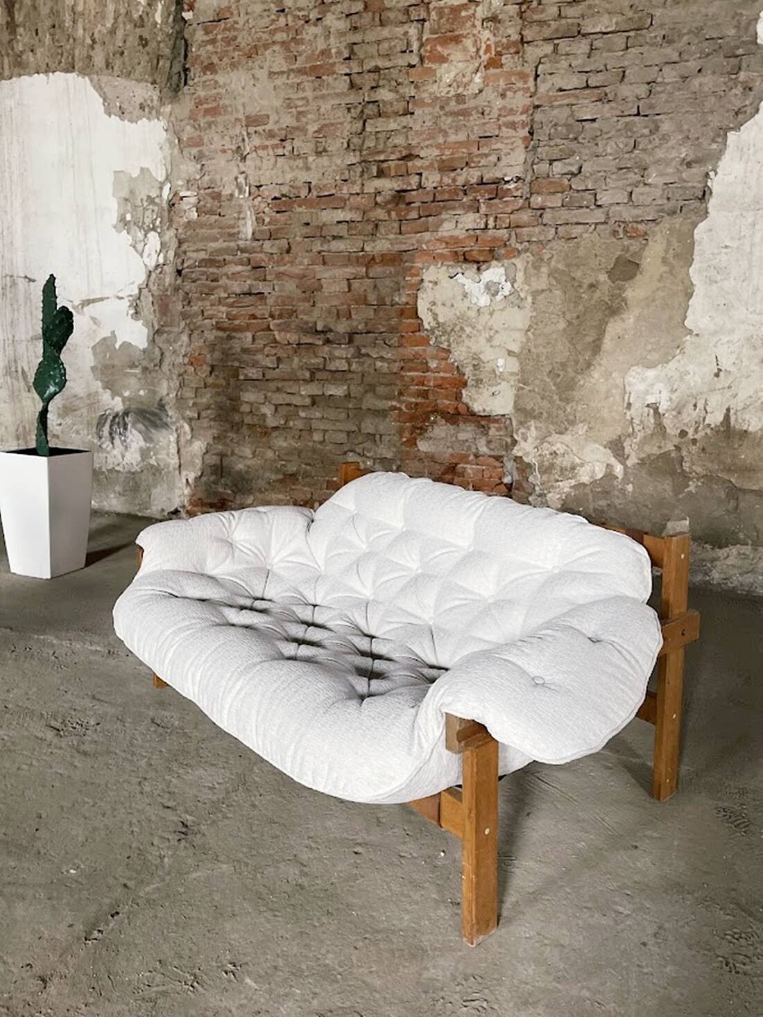 1970s Percival Lafer Style Two Seater Sofa Senator by Ipoly Hungary