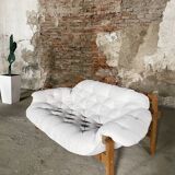 1970s Percival Lafer Style Two Seater Sofa Senator by Ipoly Hungary
