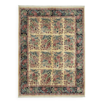 Tapis Oushak en laine noué à la main turc 278 cm x 370 cm