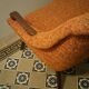 Sofa Orange organic Danish 50s/60s