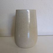 Glazed stoneware vase, signed, Japandi / wabi-sabi style, 1980s.