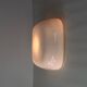 Wall light ceiling light square 25 cm white opaline glass 1960 1970 LAMP-7329