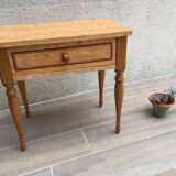 TABLE de Chevet VINTAGE Formica et Bois