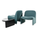 Armchairs + Alky table by Giancarlo Piretti for Anonima Castelli, years.