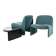 Armchairs + Alky table by Giancarlo Piretti for Anonima Castelli, years.