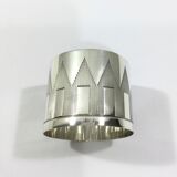 Art Deco silver towel ring