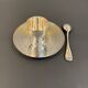 Silver-plated egg cup