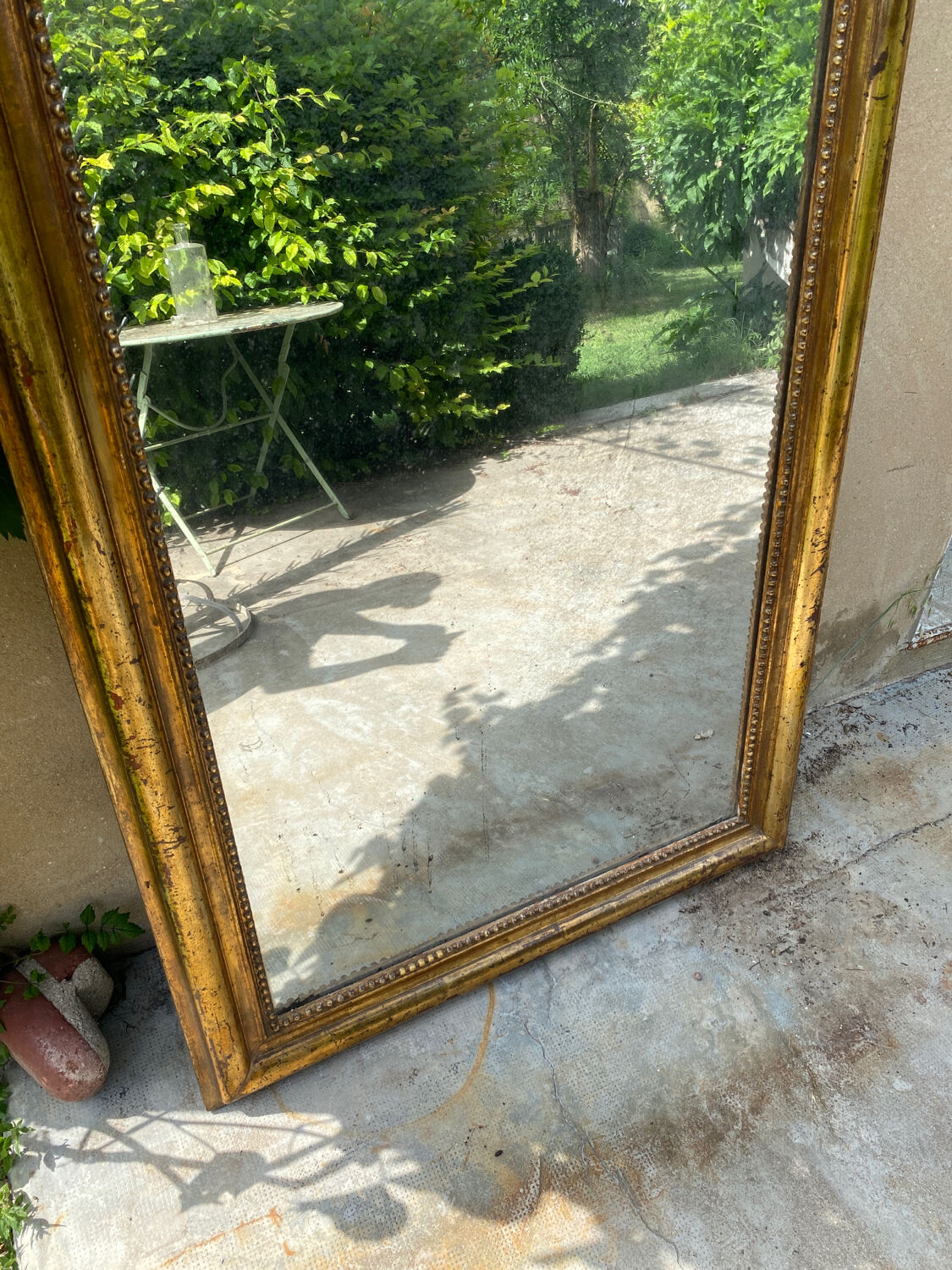 Louis Philippe mirror gilded 141x86