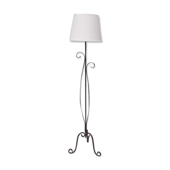 Wrought iron floor lamp