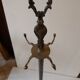 Bronze fireplace servant