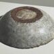Stoneware bowl with chamotte by Fernande Kohler, Vallauris, around 1960.