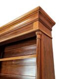 Grand cabinet d’apothicaire en acajou ancien, armoire de pharmacie Art Déco, bibliothèque