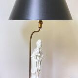 Fine ceramic lamp from the early 20th century