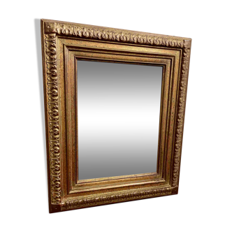 Vintage gold mirror 42 x 50 cm