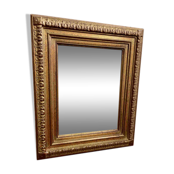 Vintage gold mirror 42 x 50 cm