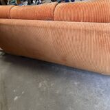 Vintage orange sofa bed