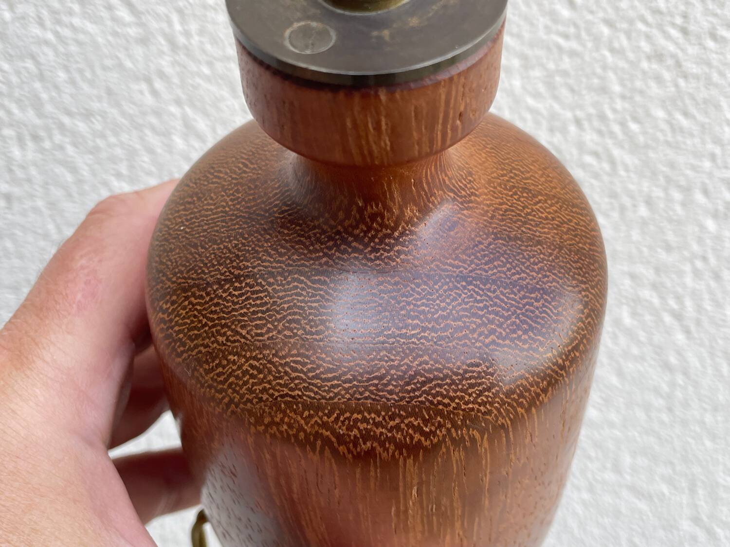 Vintage Danish teak lamp 60's