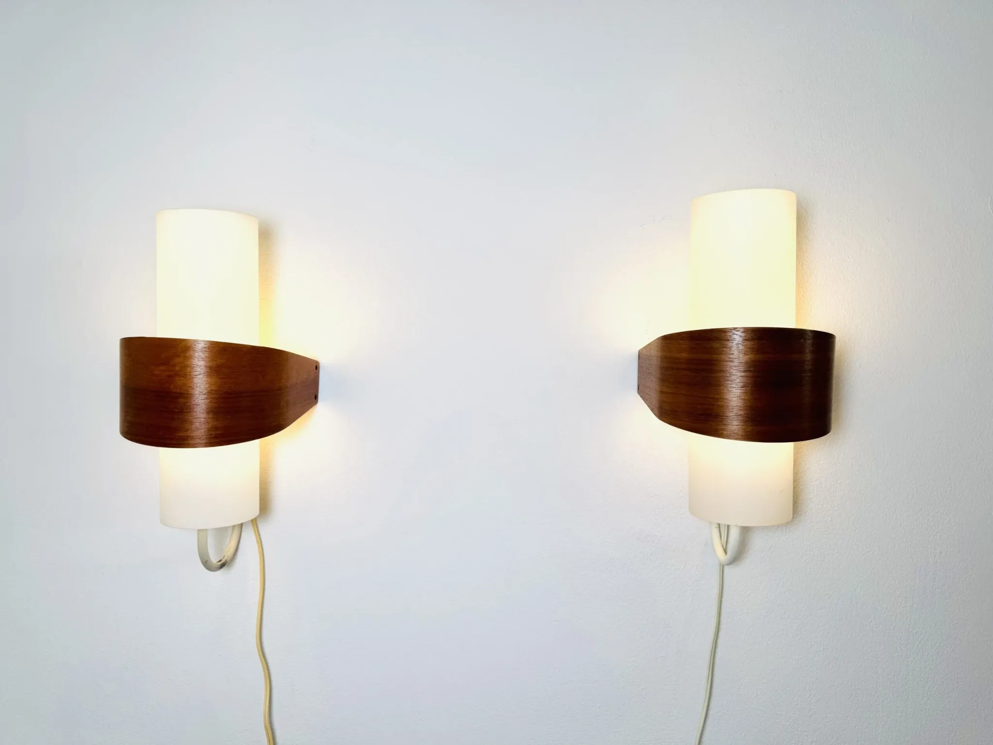 Nx40 Wall Lamps By Louis Kalff For Philips, The Netherlands, 1950S