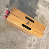 Suitcase foosball table wood