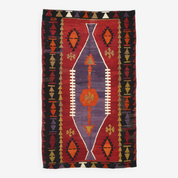 3x5 Small Size Kilim Rug, 88x146Cm