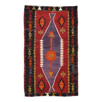 Tapis Kilim 3x5 Petite Taille, 88x146Cm