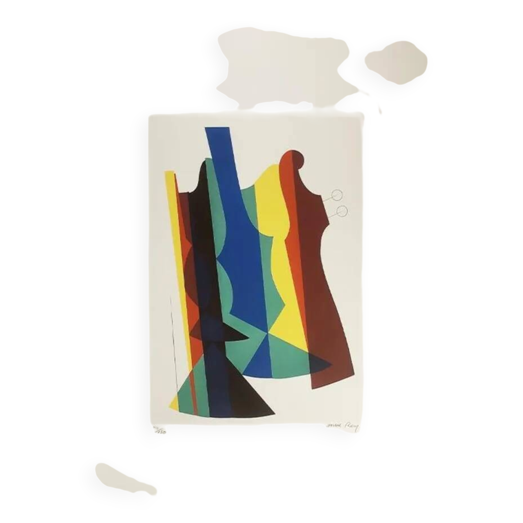 1970s Man Ray Limited Edition Lithograph.