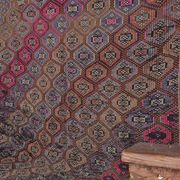 Tapis Kilim multicolore Oushak sku c258
