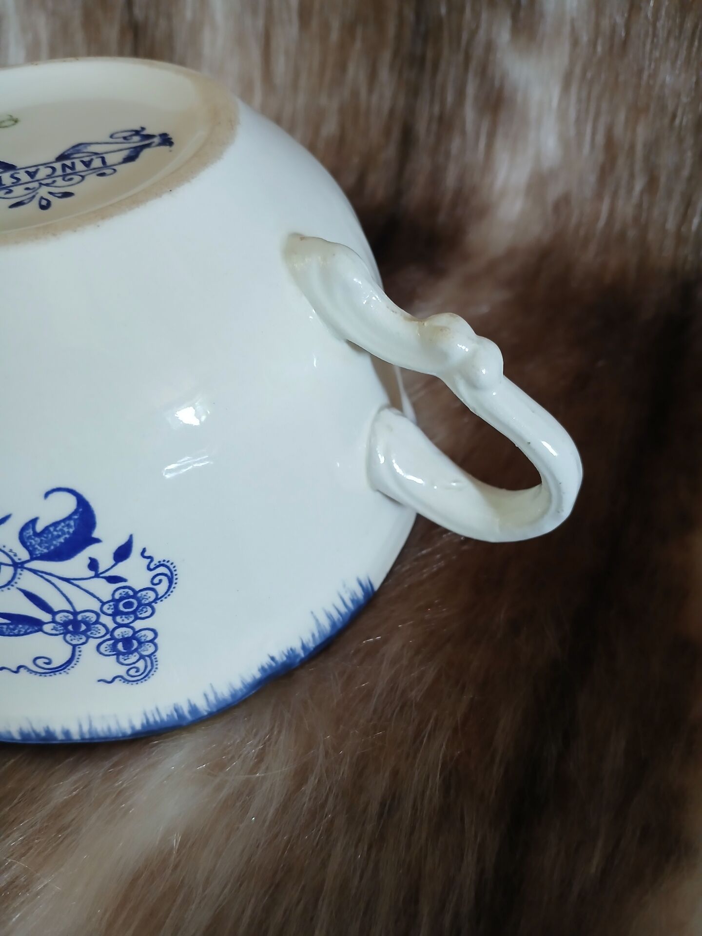 2 antique Lancaster cups