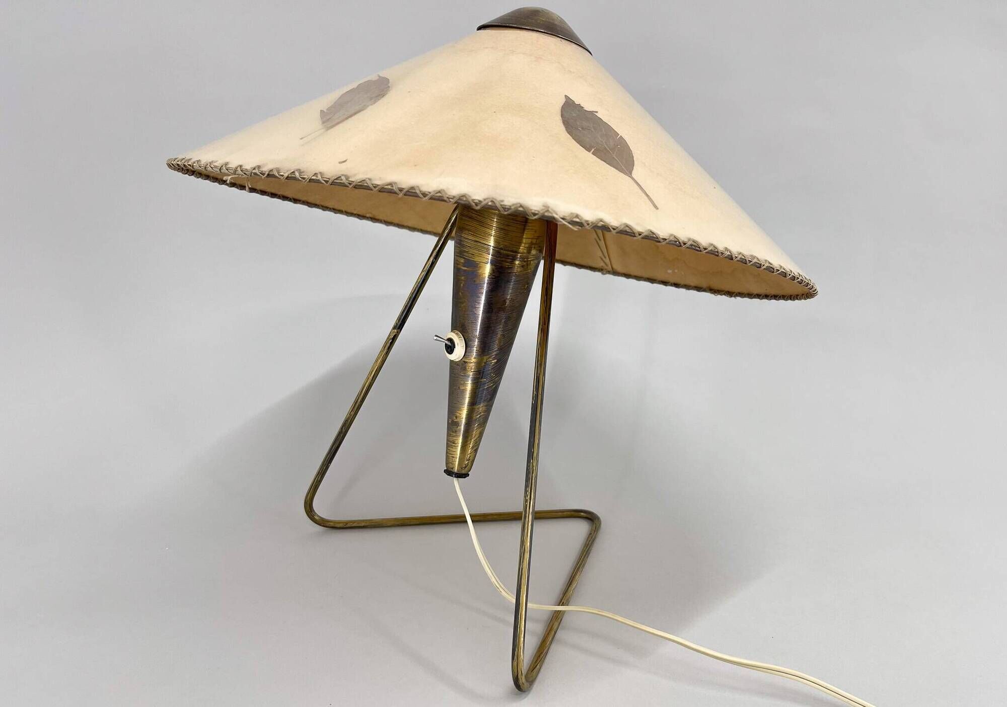 Large Rare Table or Wall Lamp by Helena Frantova for OKOLO, Czechoslovakia, 1950's