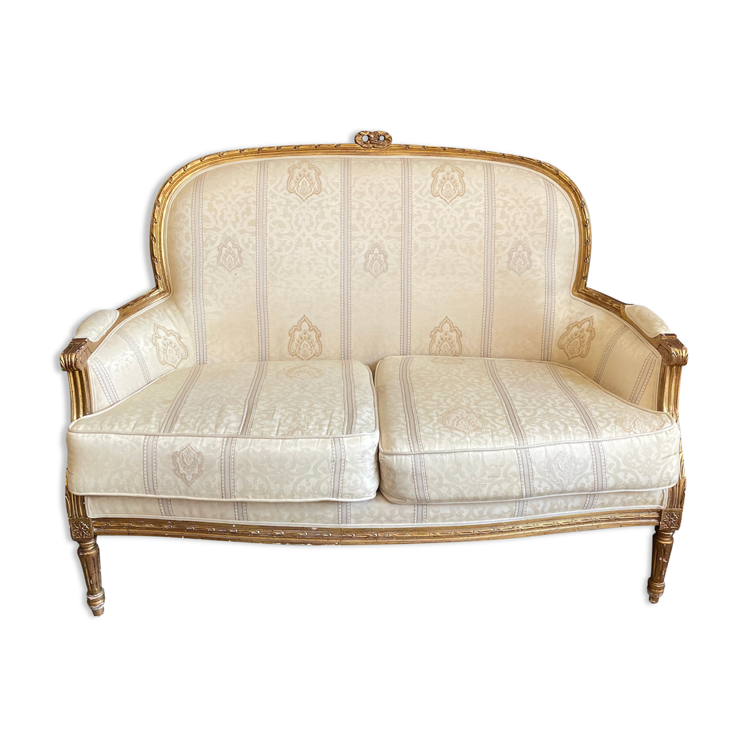 Bench 2 seats Louis XVI