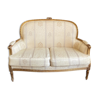 Bench 2 seats Louis XVI
