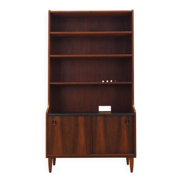 Bibliothèque en palissandre, design danois, années 1970, fabriquée au Danemark