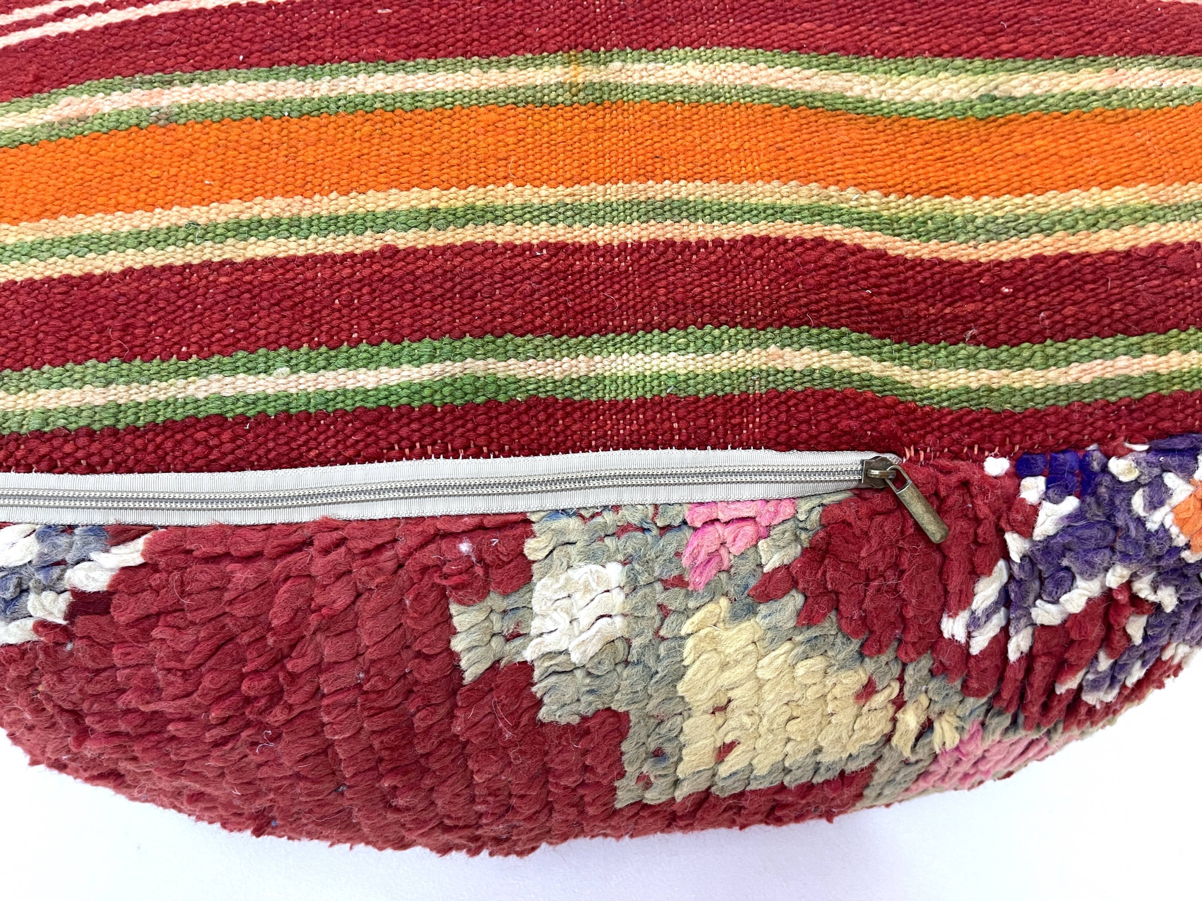 Pouf Kilim Marocain