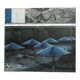 Lithographie sur carton de Christo, Les Parapluies, Japon - Etats-Unis, 1991