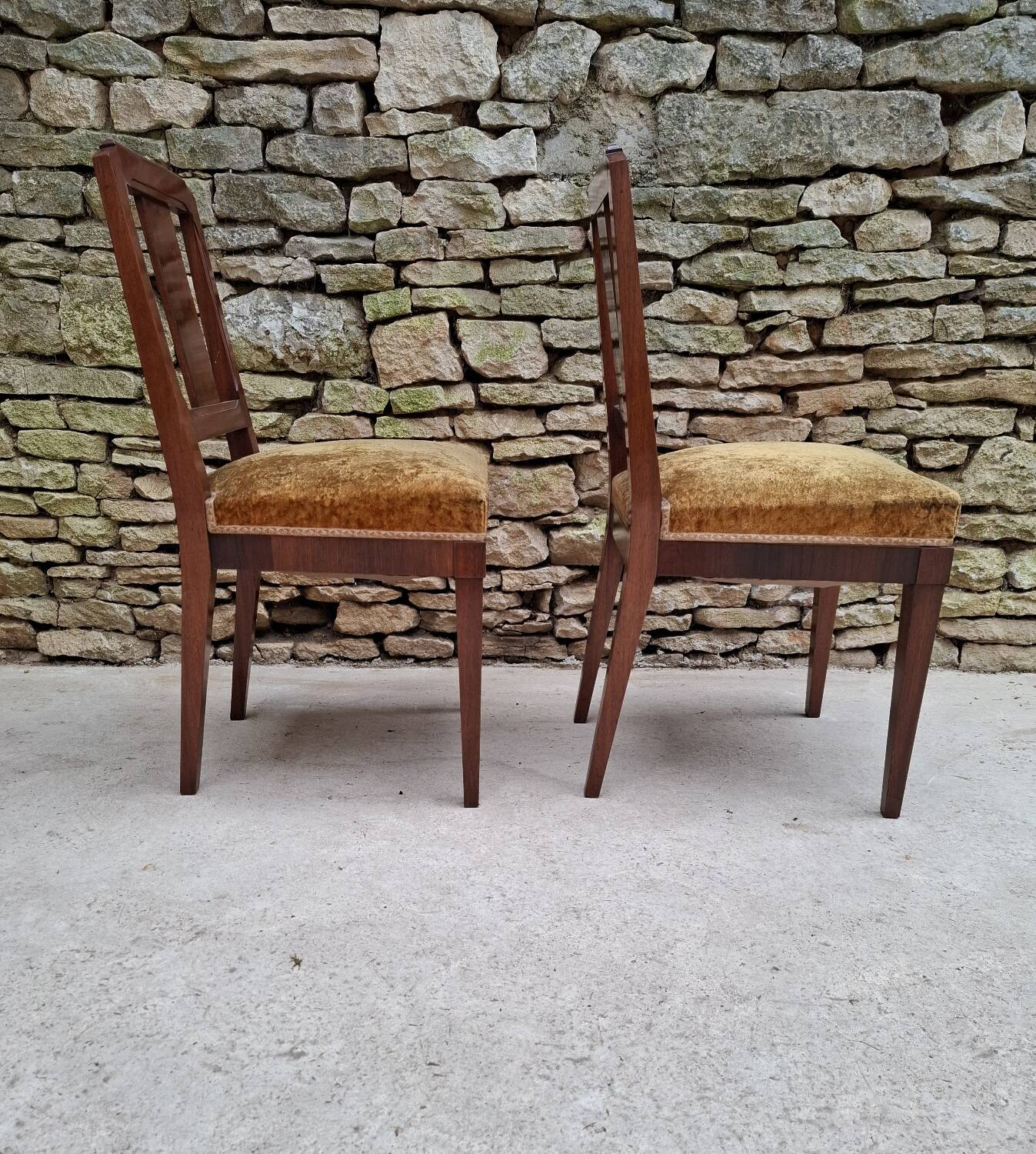 Art Deco pair of chairs