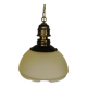 American Coop 1850 chandelier brass and polished glass