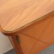 Commode des années 1950 en frêne avec incrustations