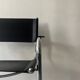 Black chrome tubular armrest chair, after Mart Stam - Breuer, 1970
