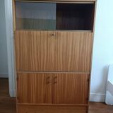 Brissac secretary in satin mahogany – French design from the 1960s.