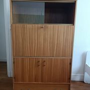 Brissac secretary in satin mahogany – French design from the 1960s.