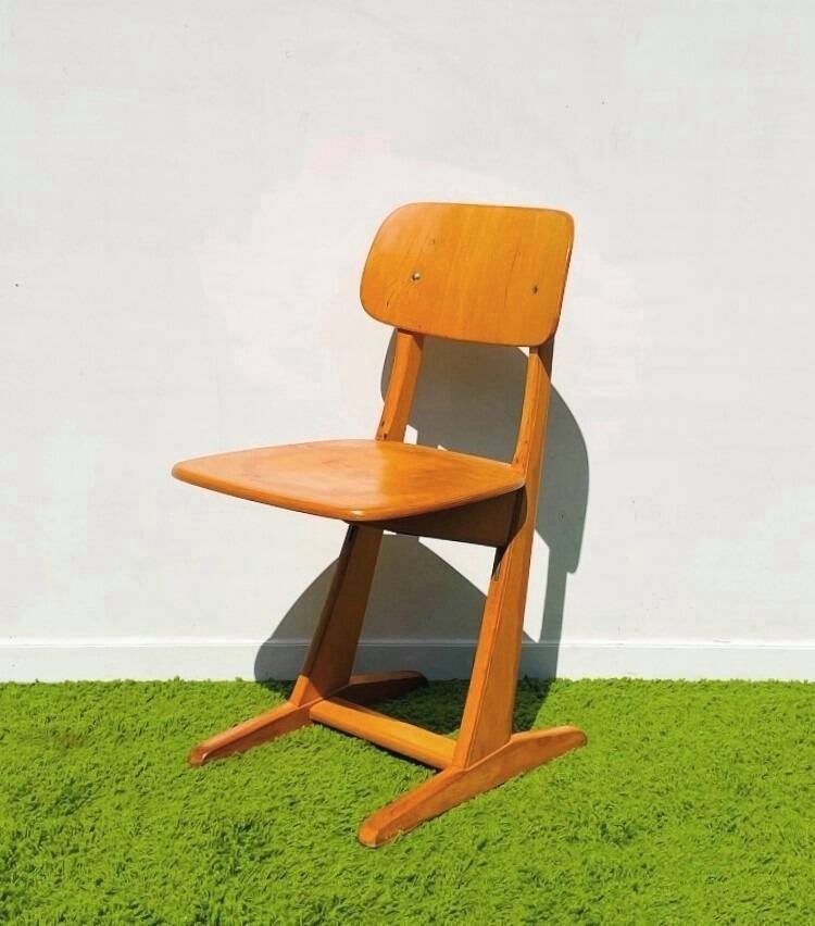 School desk and chair Casala. Vintage 60s