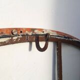 W84xH137.5 industrial curved metal glass frame window