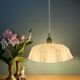 Vintage pink opaline pendant light