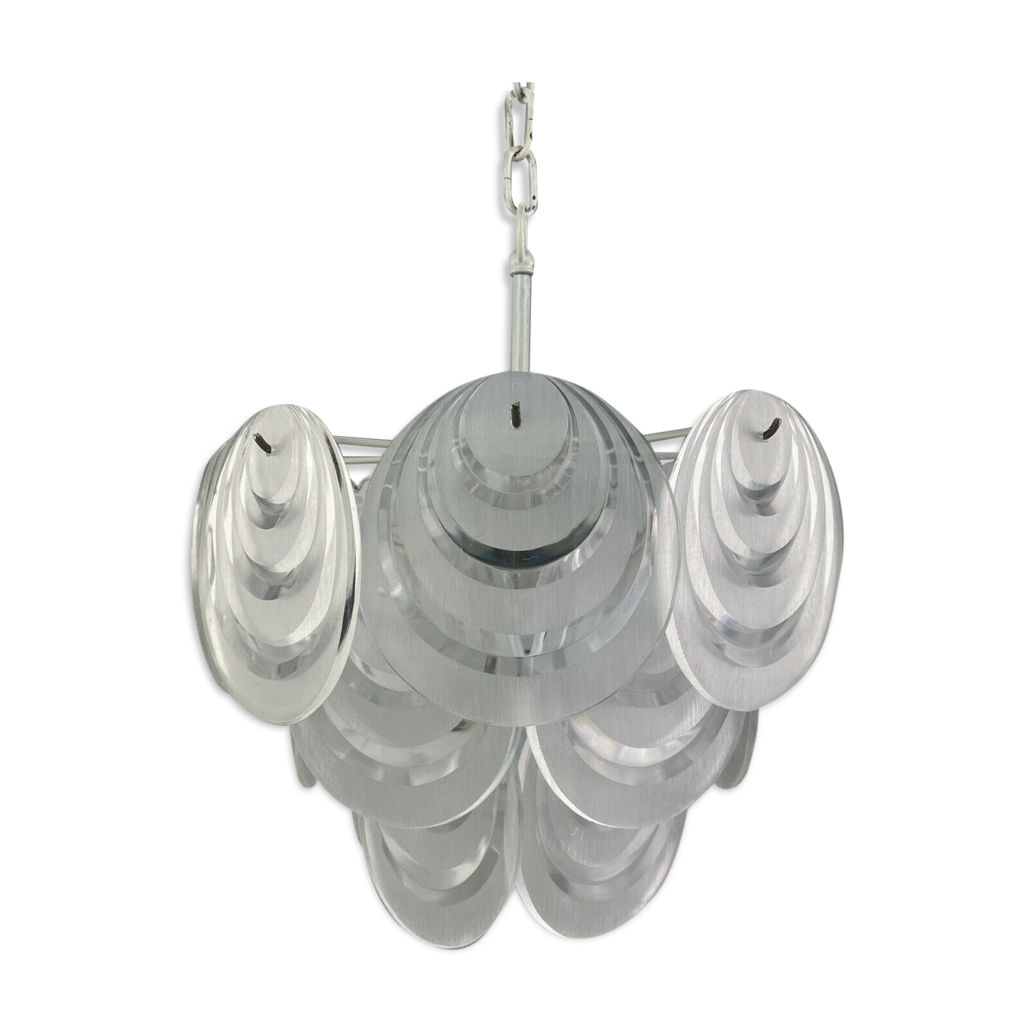 70s lamp light hanging lamp ceiling lamp space age design plastic 60s
