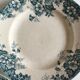 Set de 8 assiettes en faïence terre de fer Marie-Louise 1920s