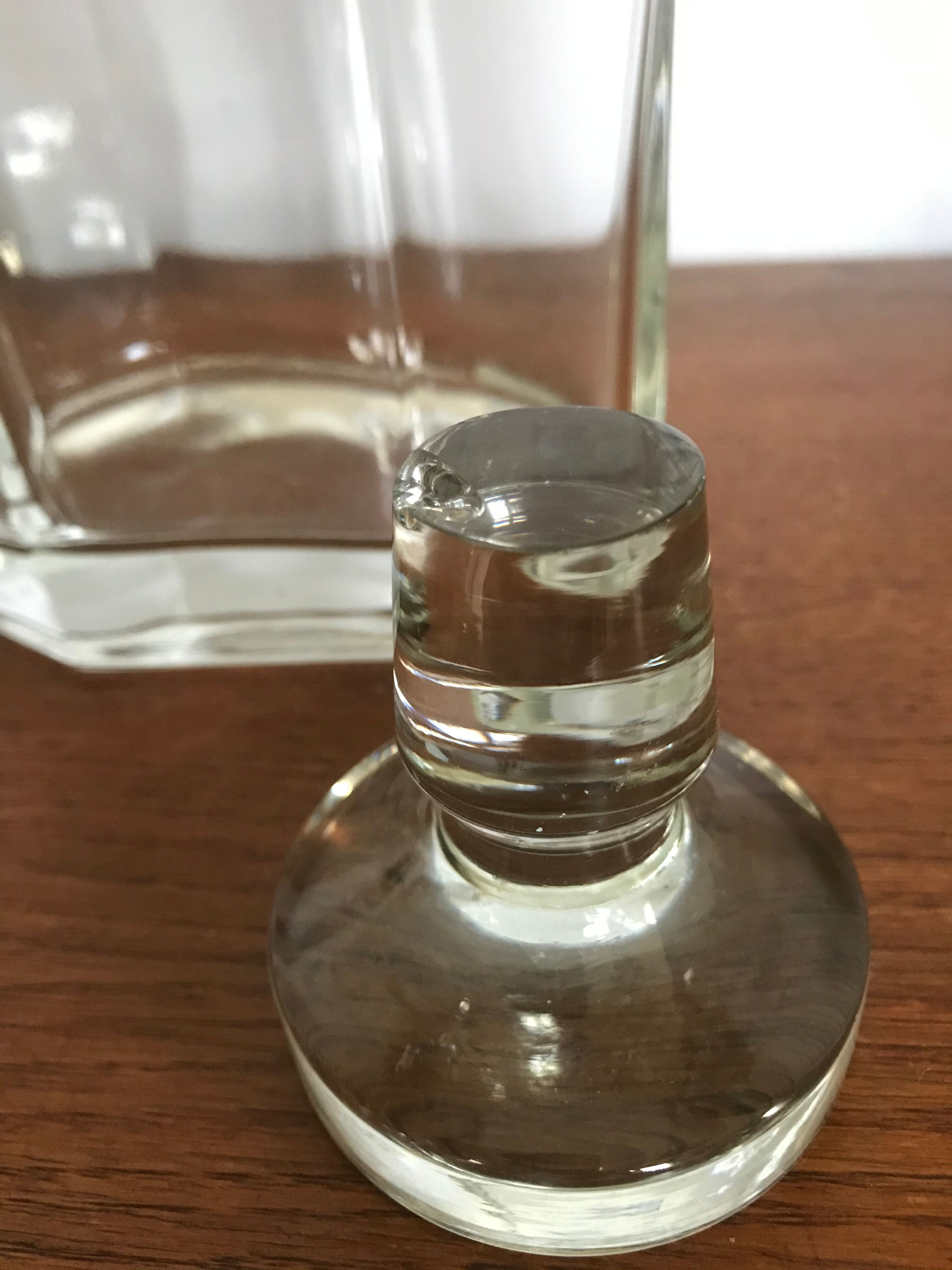 Crystal whisky carafe