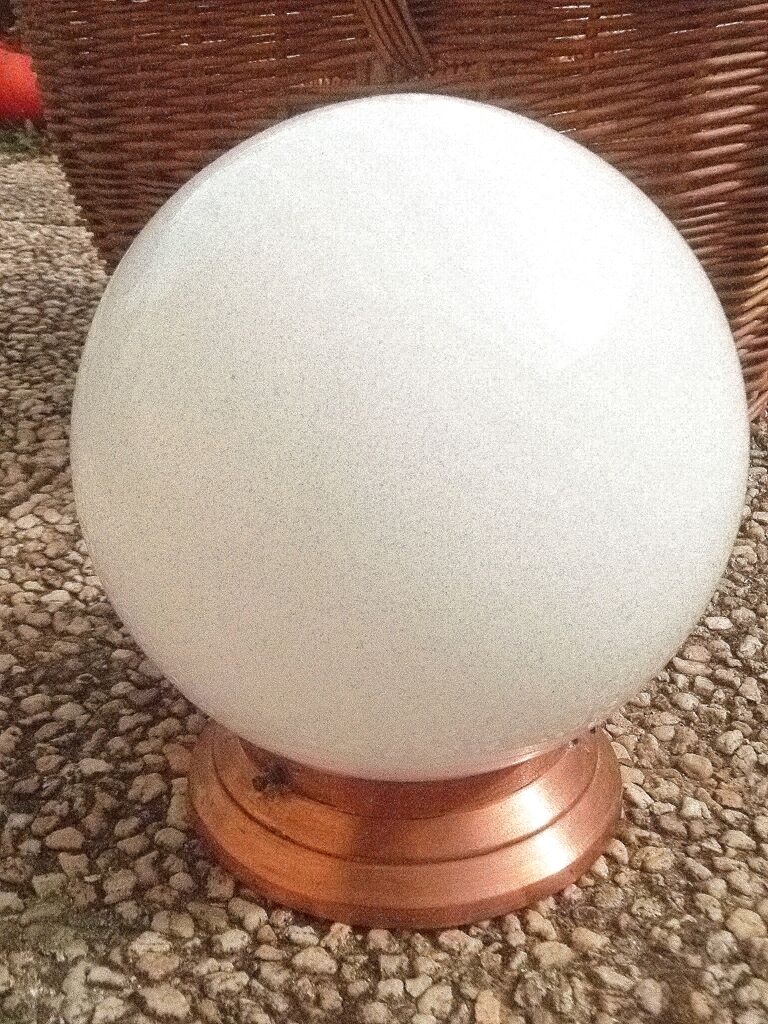 Ceiling lamp white opaline ball